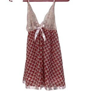 Spree Intimates Heart Babydoll